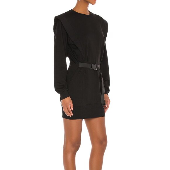 Lovers and Friends Eli Shoulder Pad Mini Dress Size Small NWT - Picture 2 of 3